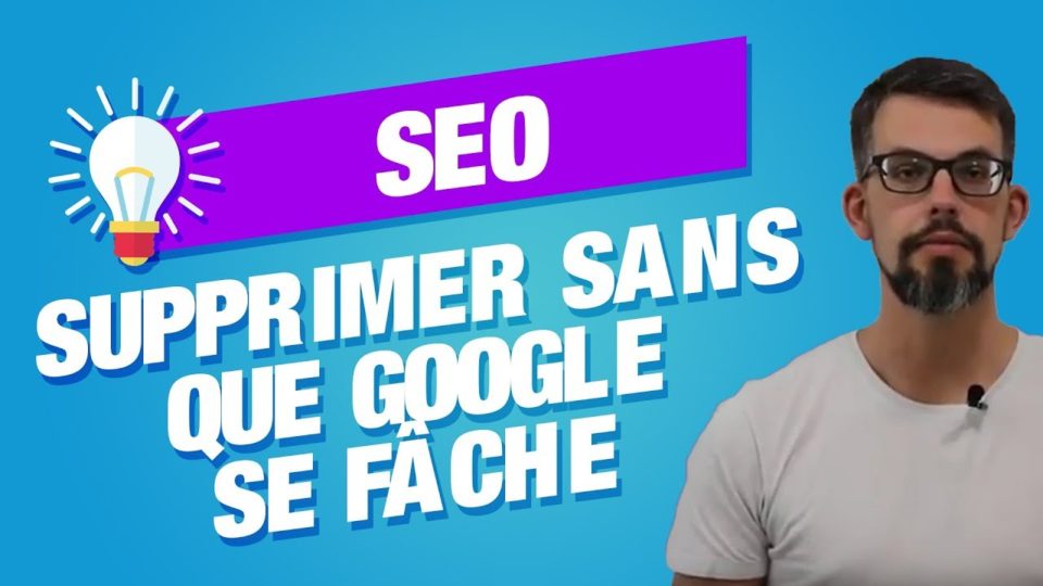supprimer une page de google