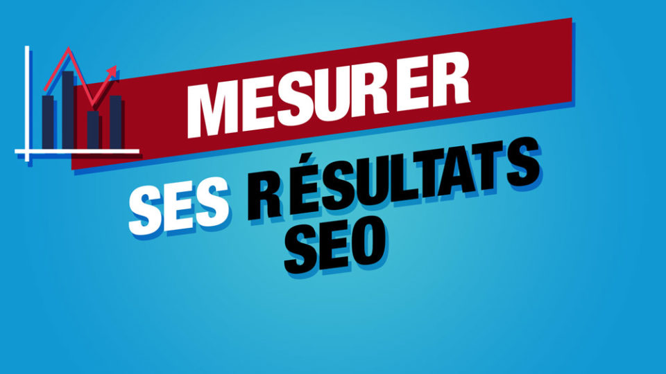 un graphique qui mesure des résultats SEO avec un texte sur le suivi de référencement