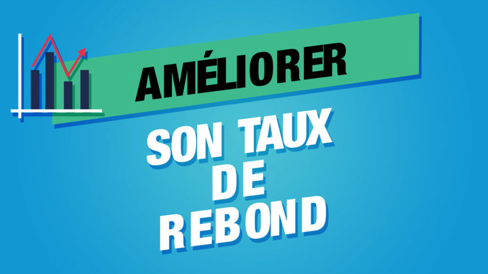 graphique avec amélioration du taux de rebond d'un site web