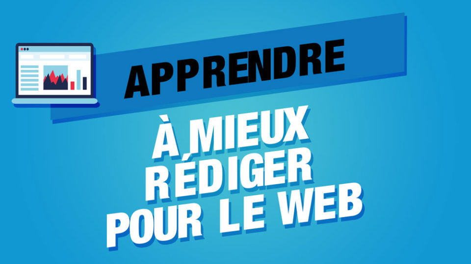 une image de site internet pàour illustrer comment apprendre à rédiger pour le web