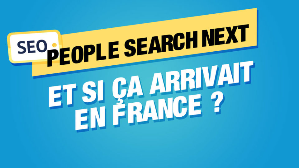une étiquette SEo à côté de People Search Next