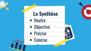 Illustration des principes d'une bonne synthèse rédigée