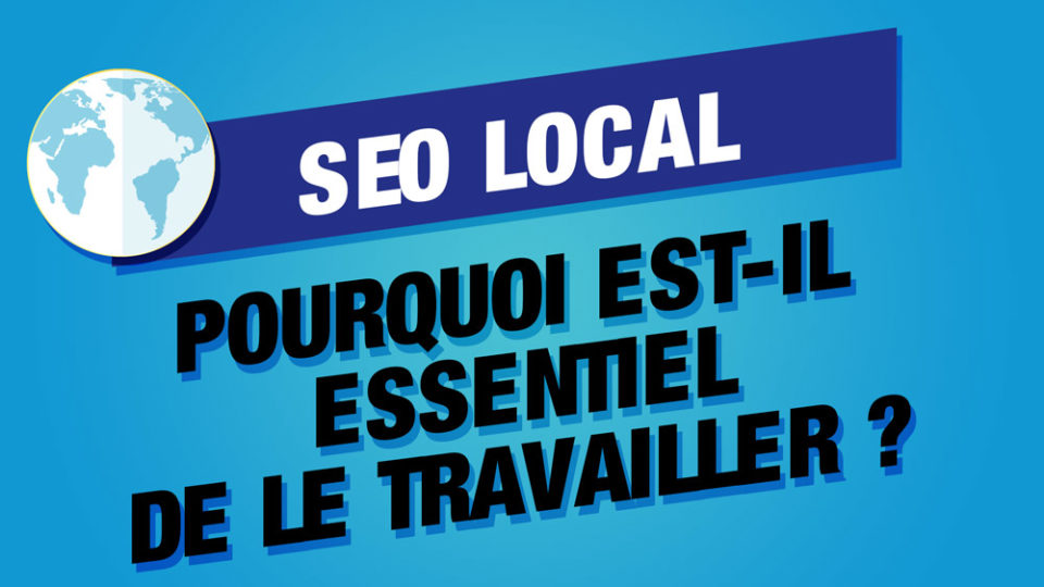 un globe pour illustrer le travail sur le référencement local