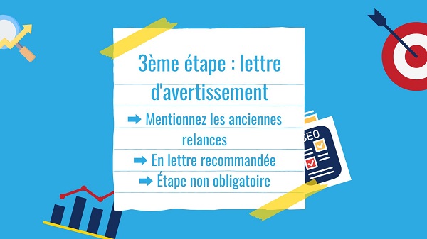 Relancer un impayé client avec une lettre de motivation