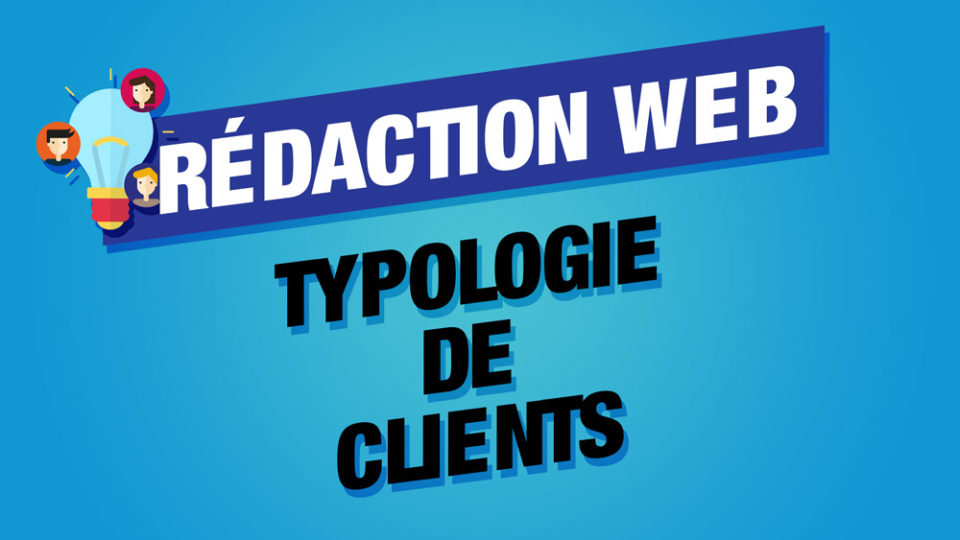 différents petits portraits pour illuster la typologie de clients en rédaction web