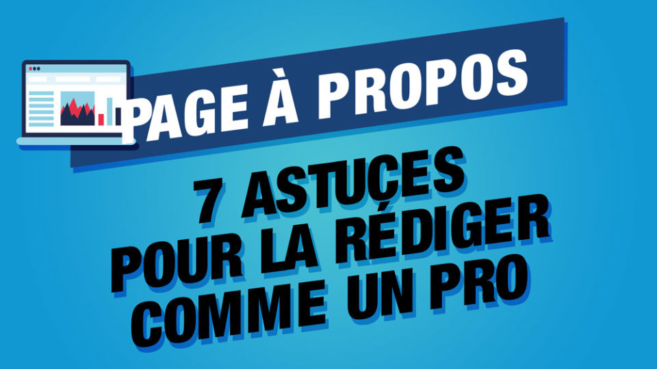 7 astuces pour rédiger une page à propos qui convertit illustré avec un ordinateur portable