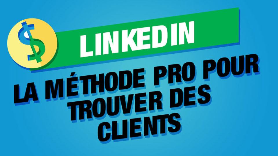signe de l'argent en jaune à côté du titre linkedin trouver des clients
