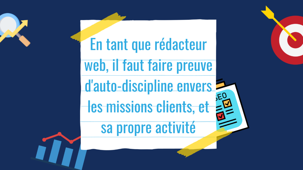 autodiscipline redacteur web