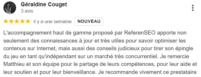 Avis Géraldine Couget