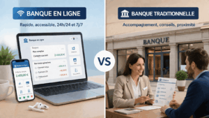 banque en ligne vs banque traditionnelle